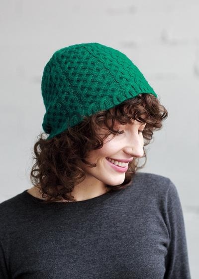 Irish Ivy Hat - knitting pattern