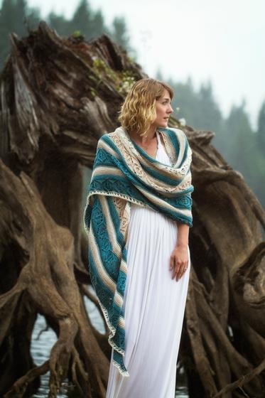 Shoreline Shawl - knitting pattern