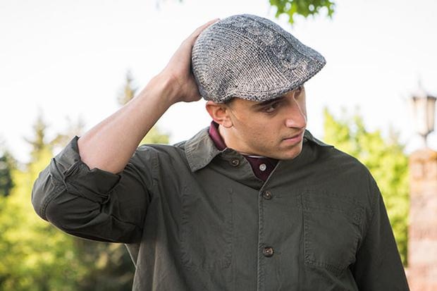 Flat cap with hotsell button