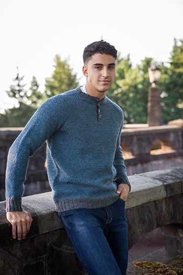 Georgetown Henley Knitting Pattern | KnitPicks.com