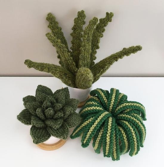 art knits アートニット　オーストラリア　ハンドメイドニット　植物 Ravelry: Botanical Buddies pattern by Amanda Berry