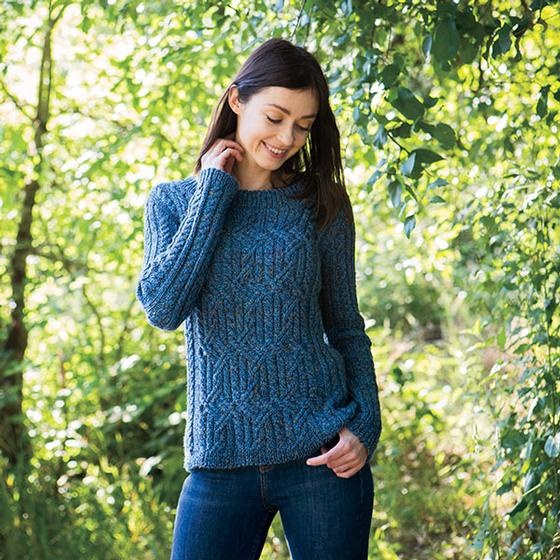 Tweedy Jumper - knitting pattern