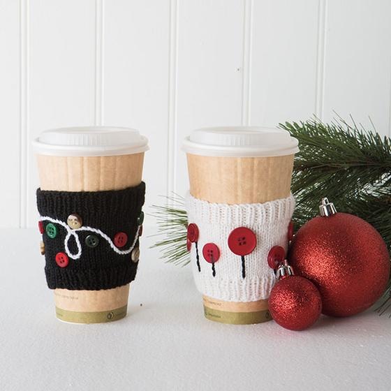 Day and Night Cup Cozies - knitting pattern