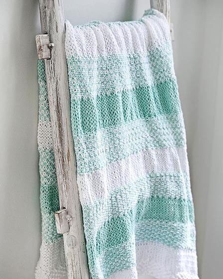 Oasis Baby Blanket - knitting pattern