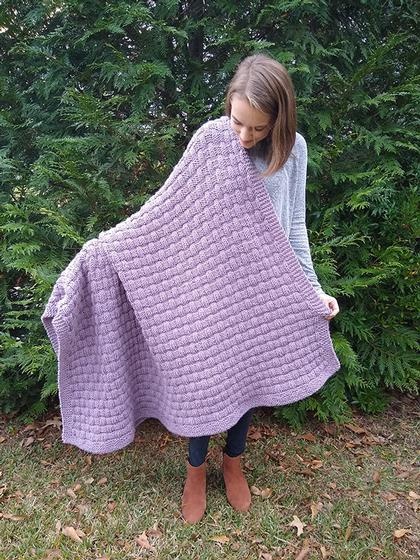 Amethyst Dreams Blanket - knitting pattern