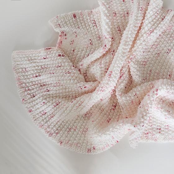 Rosebud Speckle Baby Blanket KnitPicks