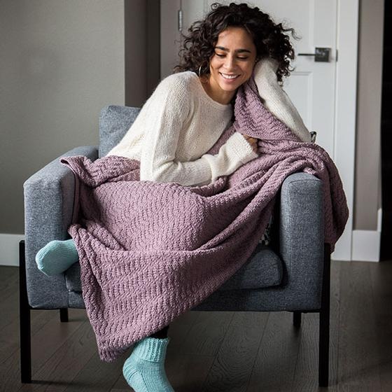 Hillsdale Throw - knitting pattern