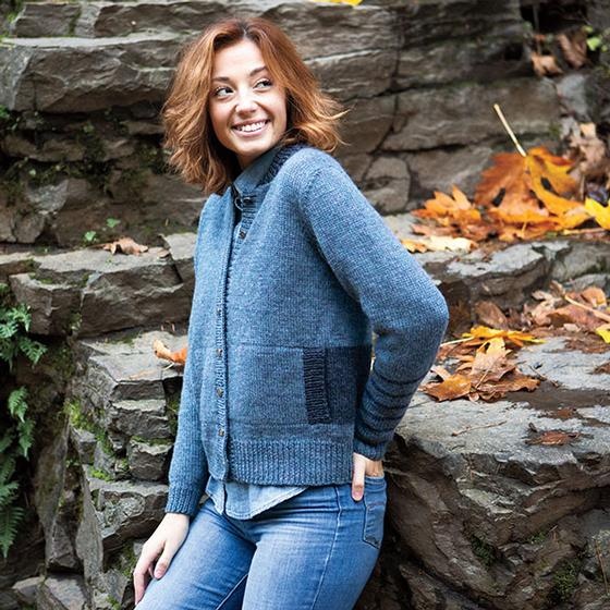 5 Point Bomber - knitting pattern