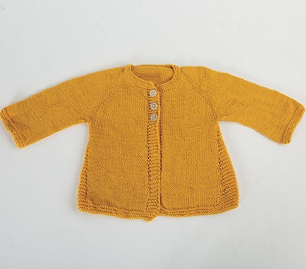 Baby on sale mustard cardigan