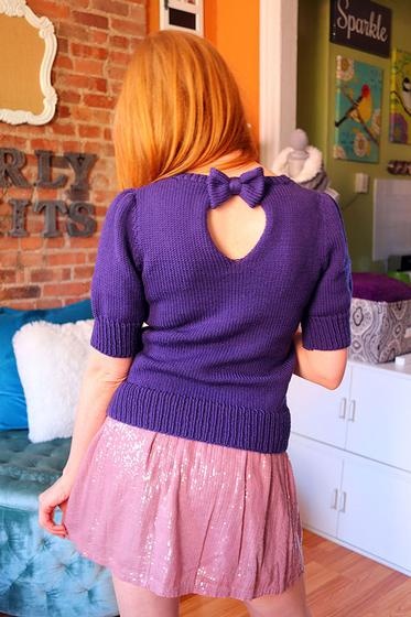 Peek a Bow Sweater