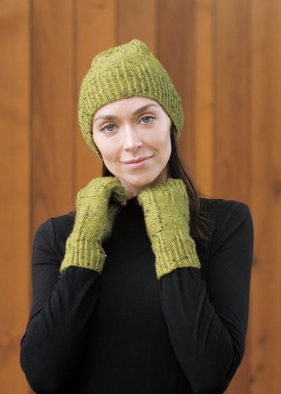 Equalization Hat & Mitts - knitting pattern