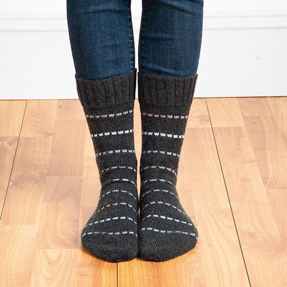 Drumline Socks - knitting pattern