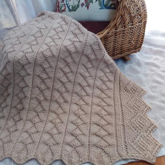 Heirloom Treasure Baby Blanket - knitting pattern