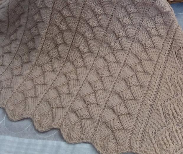 Easy heirloom discount knit blanket pattern