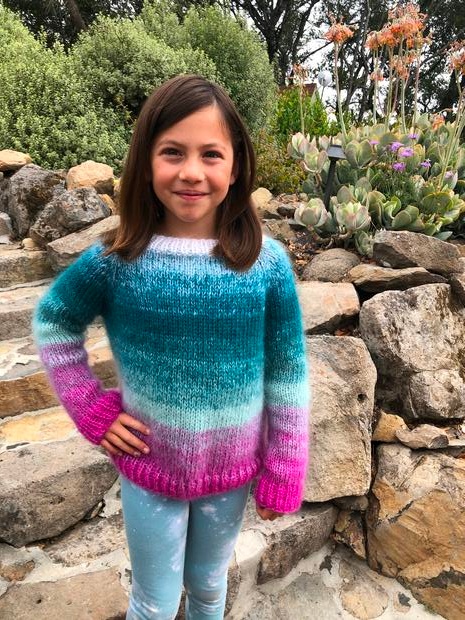 Choose Your Own Ombré Kids Pullover | KnitPicks.com