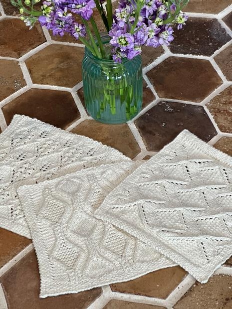 LW Spa Cloths 4, 5, 6 - knitting pattern