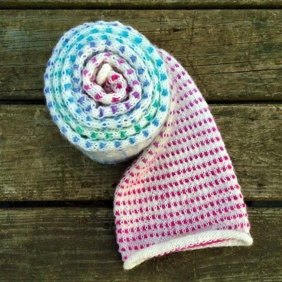 Candy Buttons Scarf Unique Knitting Patterns KnitPicks