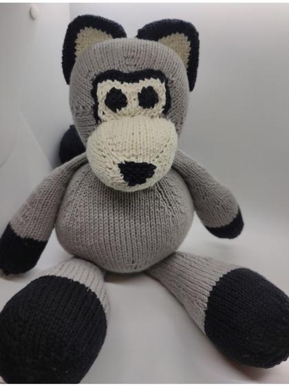 Rocky, the Raccoon - knitting pattern