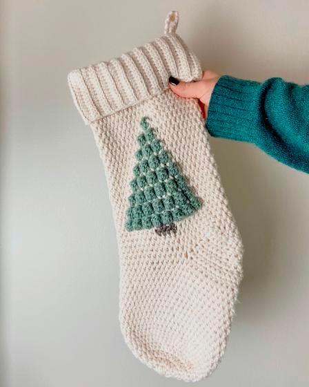 DIY Crochet Kit Christmas Stocking