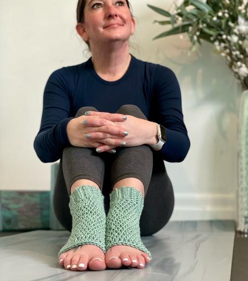 Womens Yoga Socks - The Yoga Association of Alberta