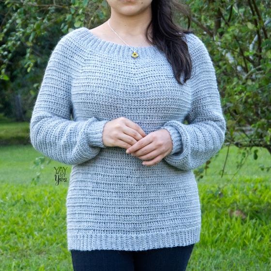 Round Yoke Sweater | Crochet.com