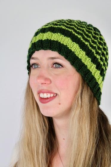 Woven Cotton Stripe Cap - Desert Sage main image 1