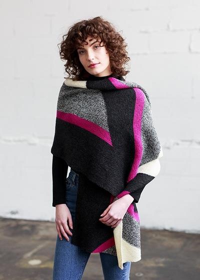 Echo Wrap - knitting pattern