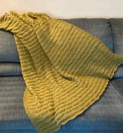 Turtle Throw - knitting pattern