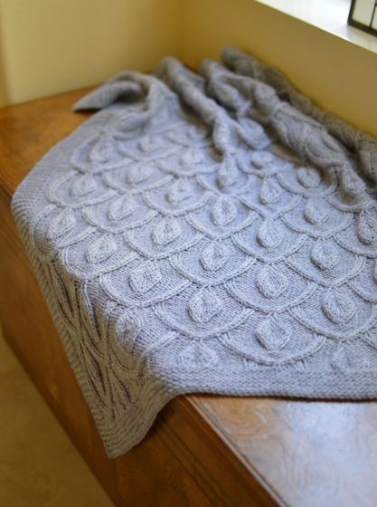 Pendants Blanket - knitting pattern