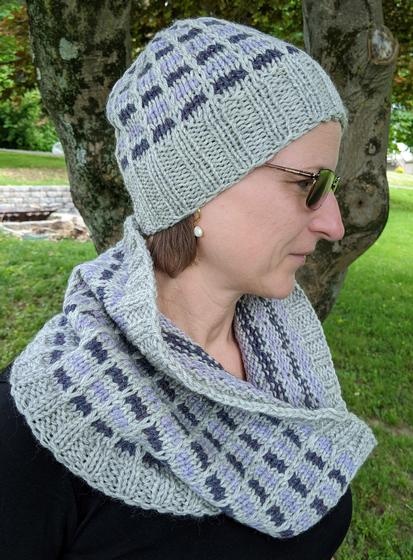 Calypso Hat and Cowl - knitting pattern