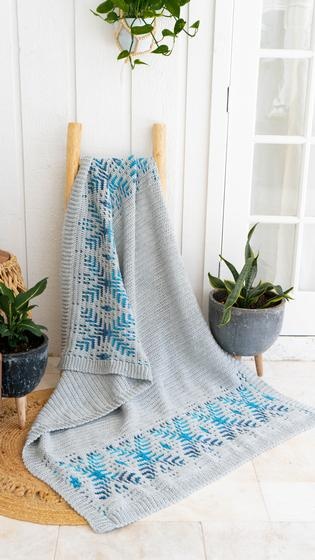 Winter Freeze Mosaic Crochet Blanket