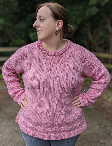 Polka Dot Jumper - knitting pattern