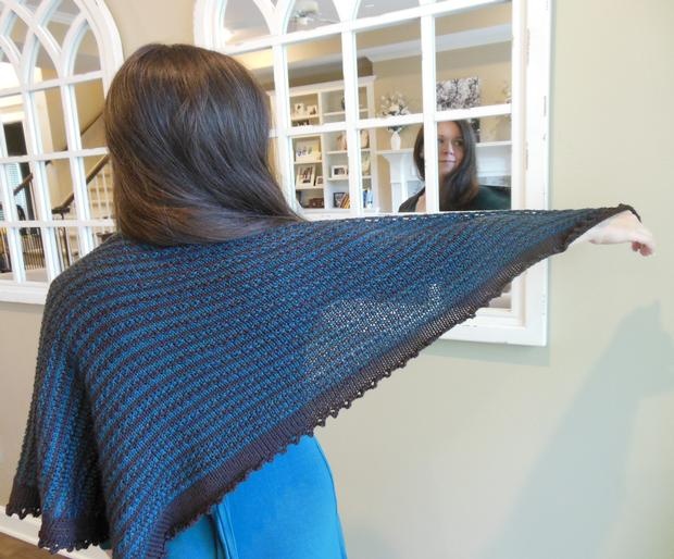 Kindred Yarn Boomerang Shawl - knitting pattern