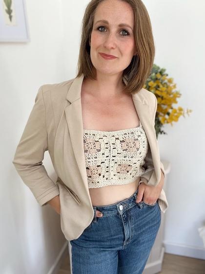 Sienna Crop Top - Crochet