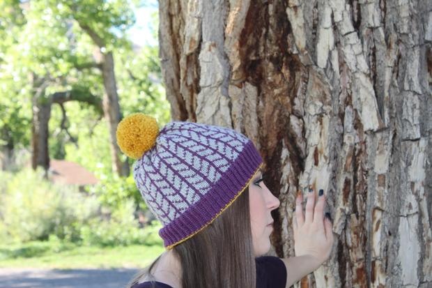 The Fiddle Sticks Hat - knitting pattern