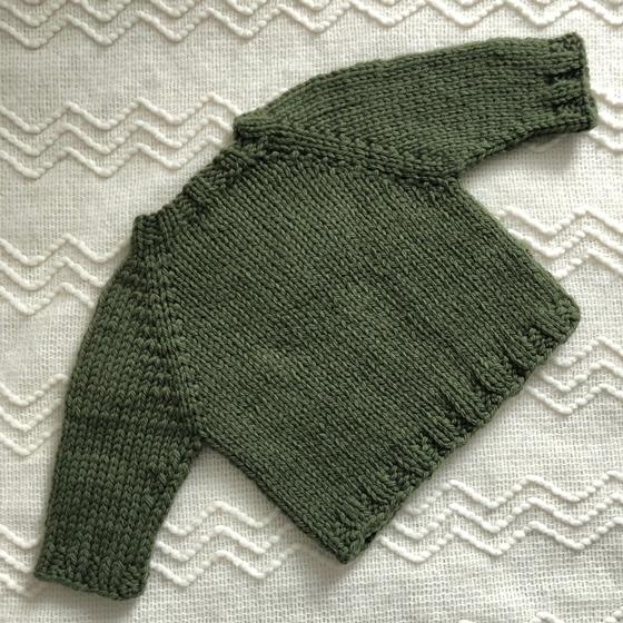 Bulky Baby Pullover - knitting pattern