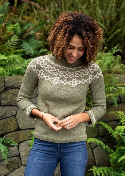 Knots & Chains Pullover - knitting pattern