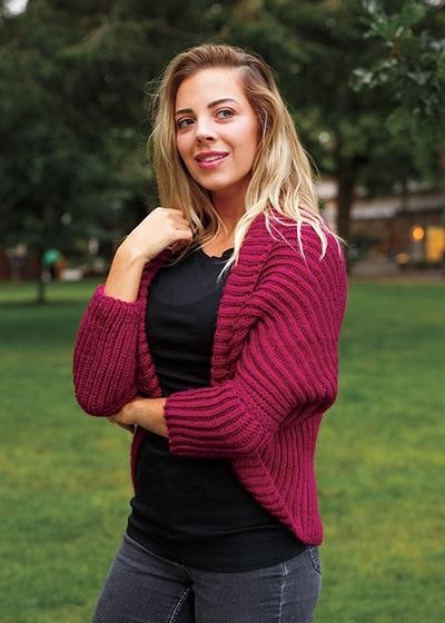 Squish Cardigan - knitting pattern