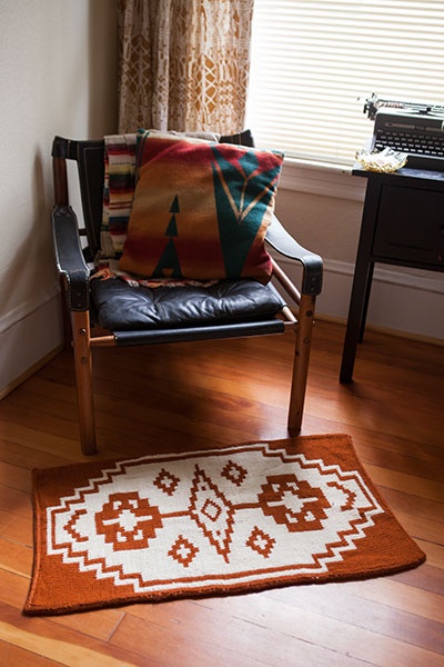 High Desert Rug - knitting pattern