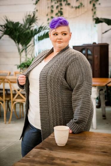 Denemarken zien Kind Double Espresso Duster Cardigan | Crochet.com