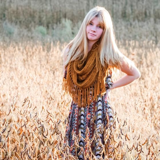 Boho Sunset Shawl Crochet