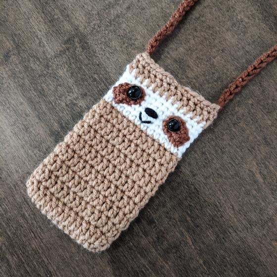 Mobile pouch crochet on sale