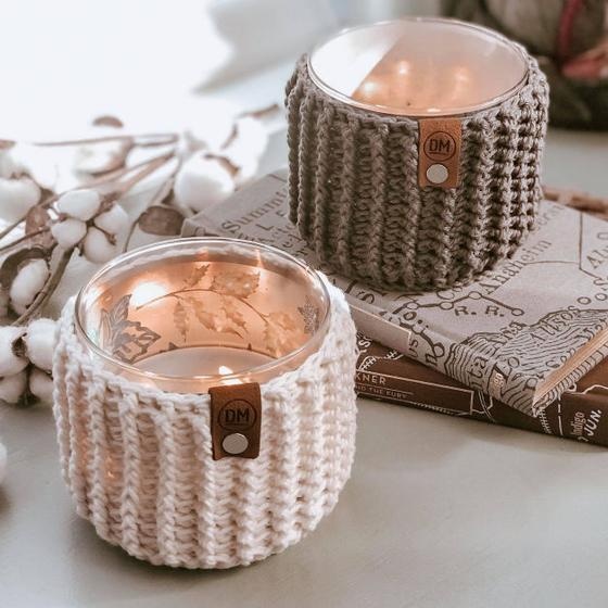 Farmhouse Candle Cozy, Candle Cover, 3-wick Candle Cover, Candle Holder, Candle  Cover, Jar Cover, Crochet Candle Holder, Candle Home Decor 