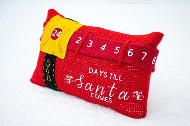 Advent calendar pillow sale