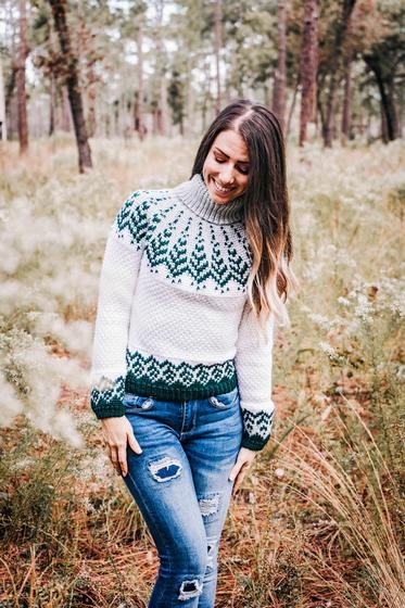 Pine Fair Isle Sweater