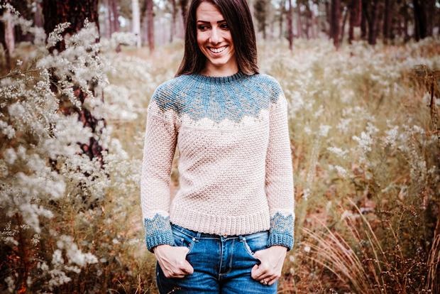 Pine Fair Isle Sweater