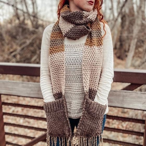 spotlight scarf pattern