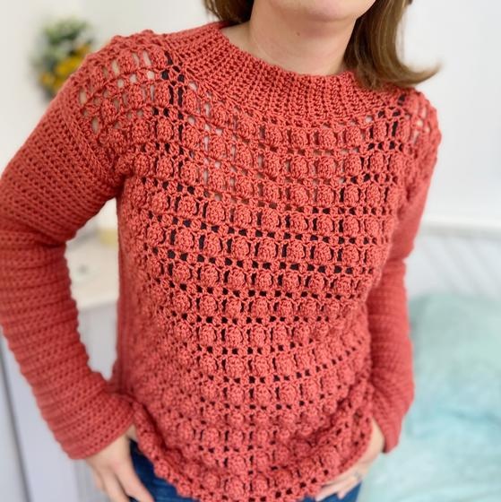 Knitting Pattern Yarn and Colors Hanna Sweater 