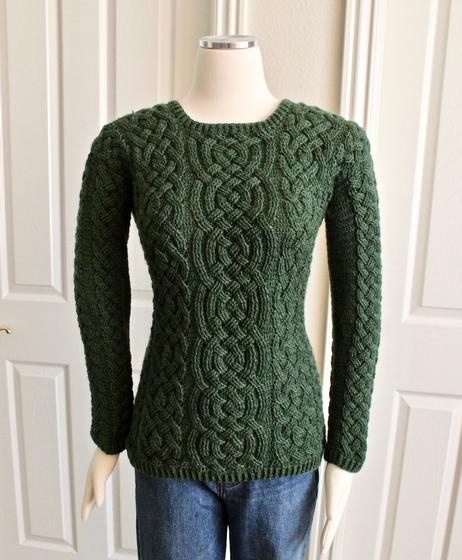 Crochet clearance cable sweater