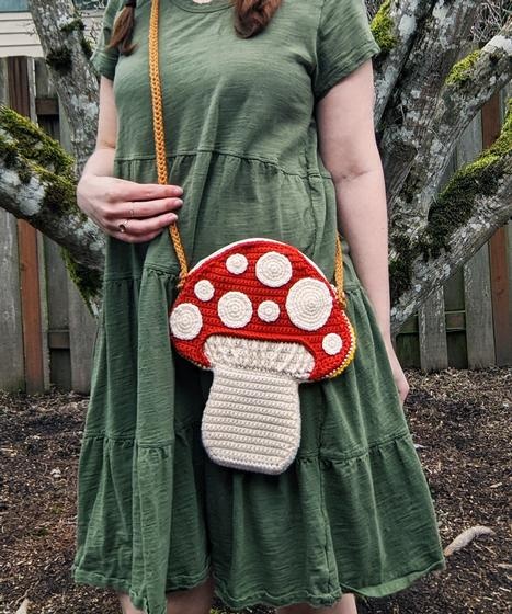 Mushroom Bag Crochet Pattern